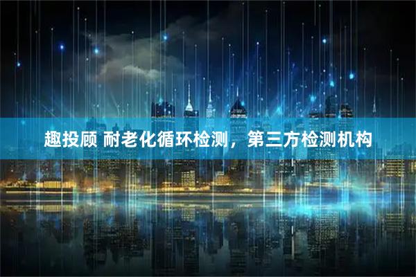 趣投顾 耐老化循环检测，第三方检测机构